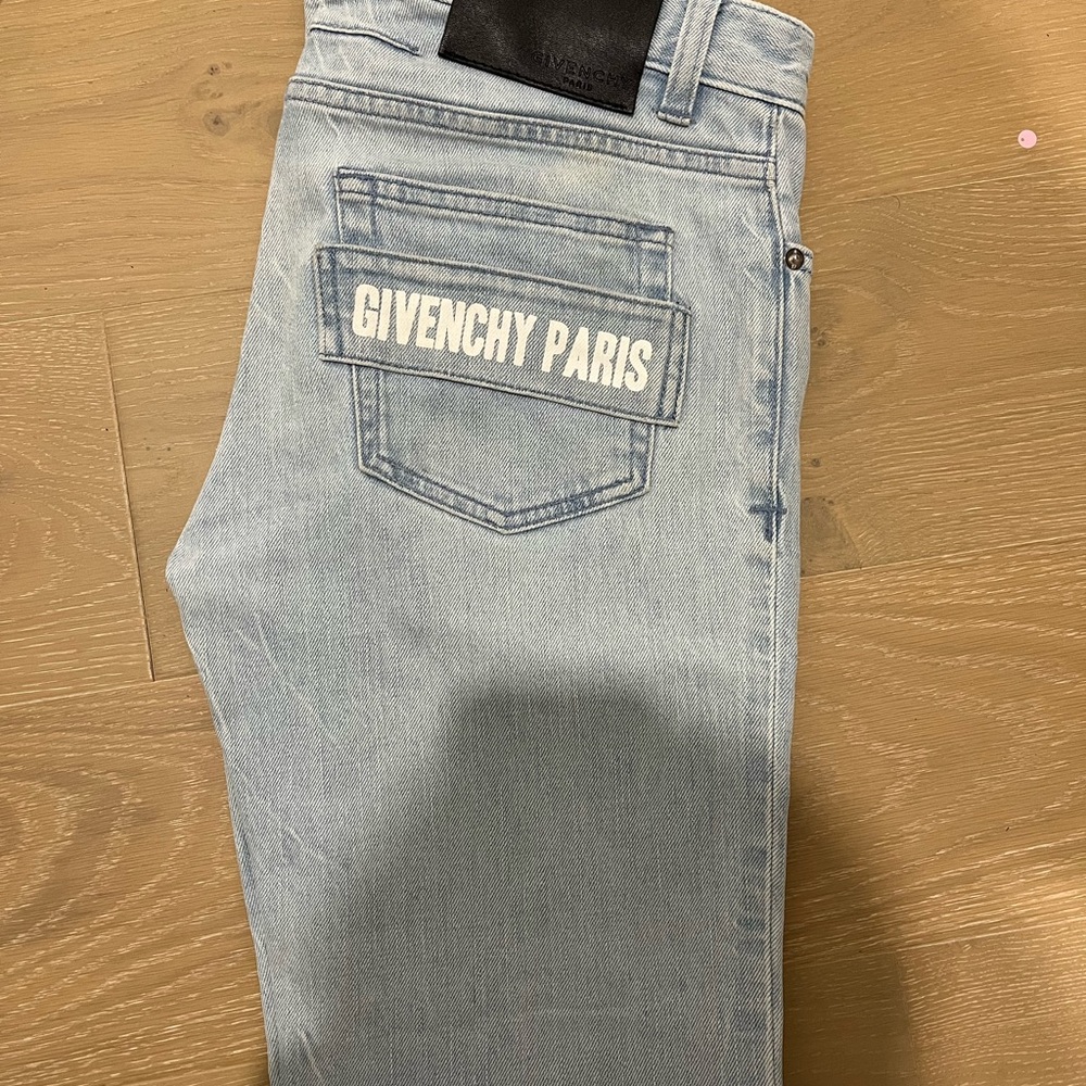 givenchy jeans men's with logo on back